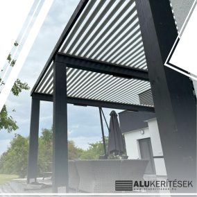 Alumínium előtető/pergola